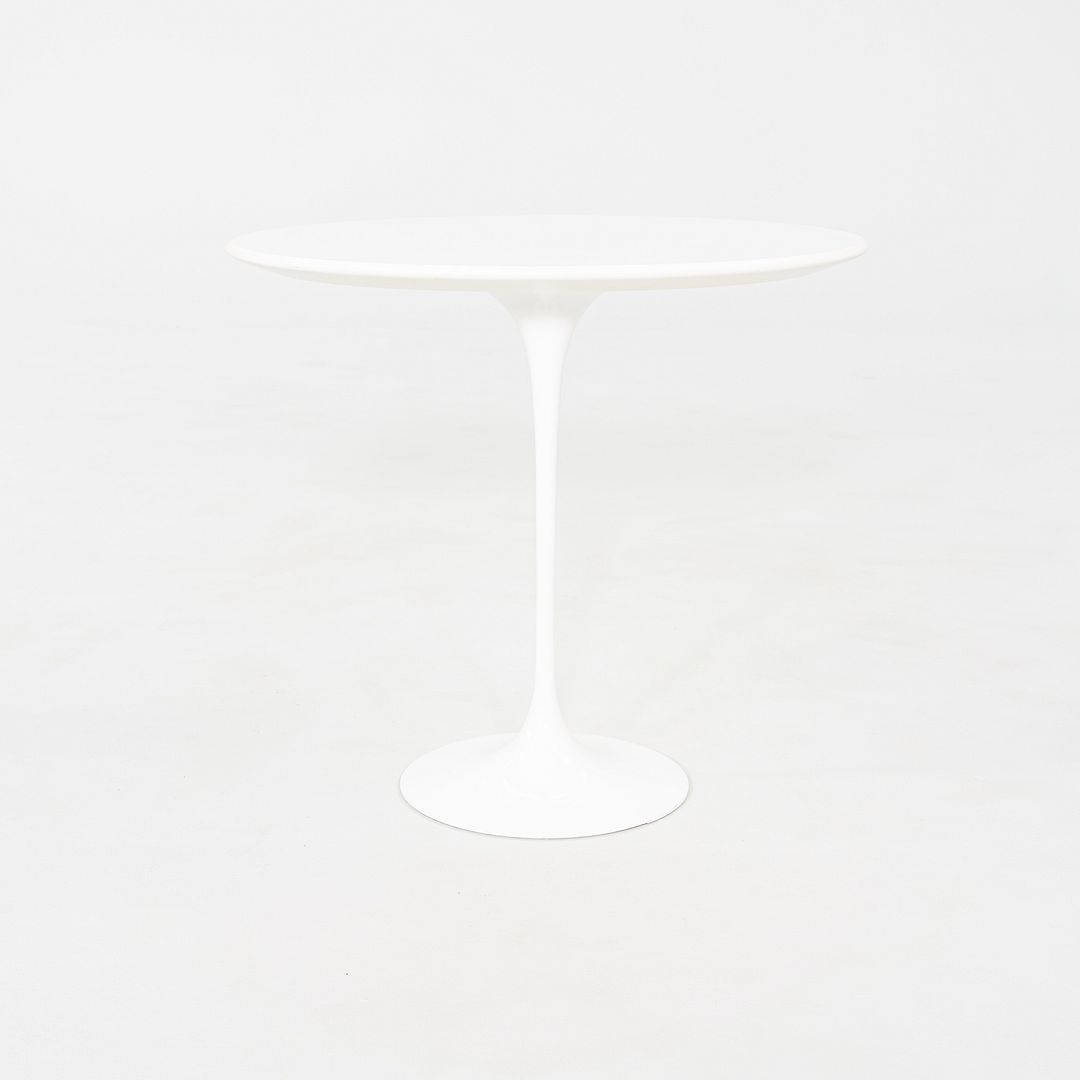 2000s Eero Saarinen for Knoll Tulip End Table with Oval Laminate Tops 2x Avail