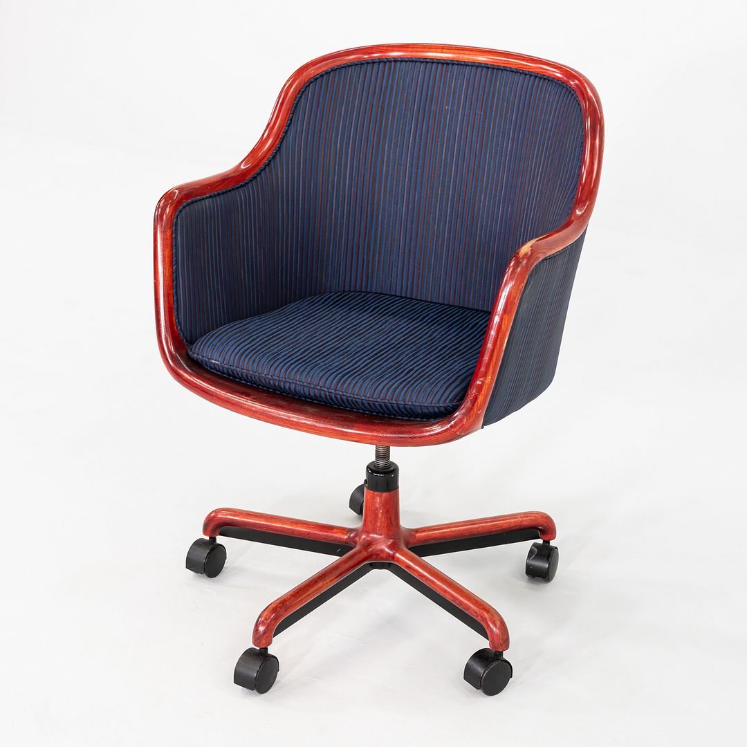 1986 Ward Bennett for Brickel Associates Executive Office Chair in Red 4x Avail