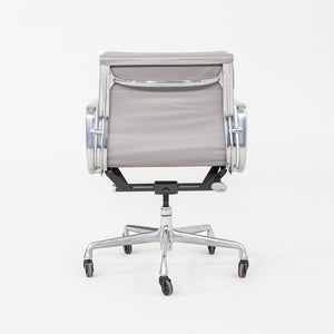 2006 Herman Miller Eames Soft Pad Management Desk Chair in Grey Leather 6x Avail