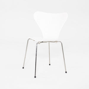 2020s Arne Jacobsen for Fritz Hansen Series 7 Chair Painted Ash w/ Chrome Base