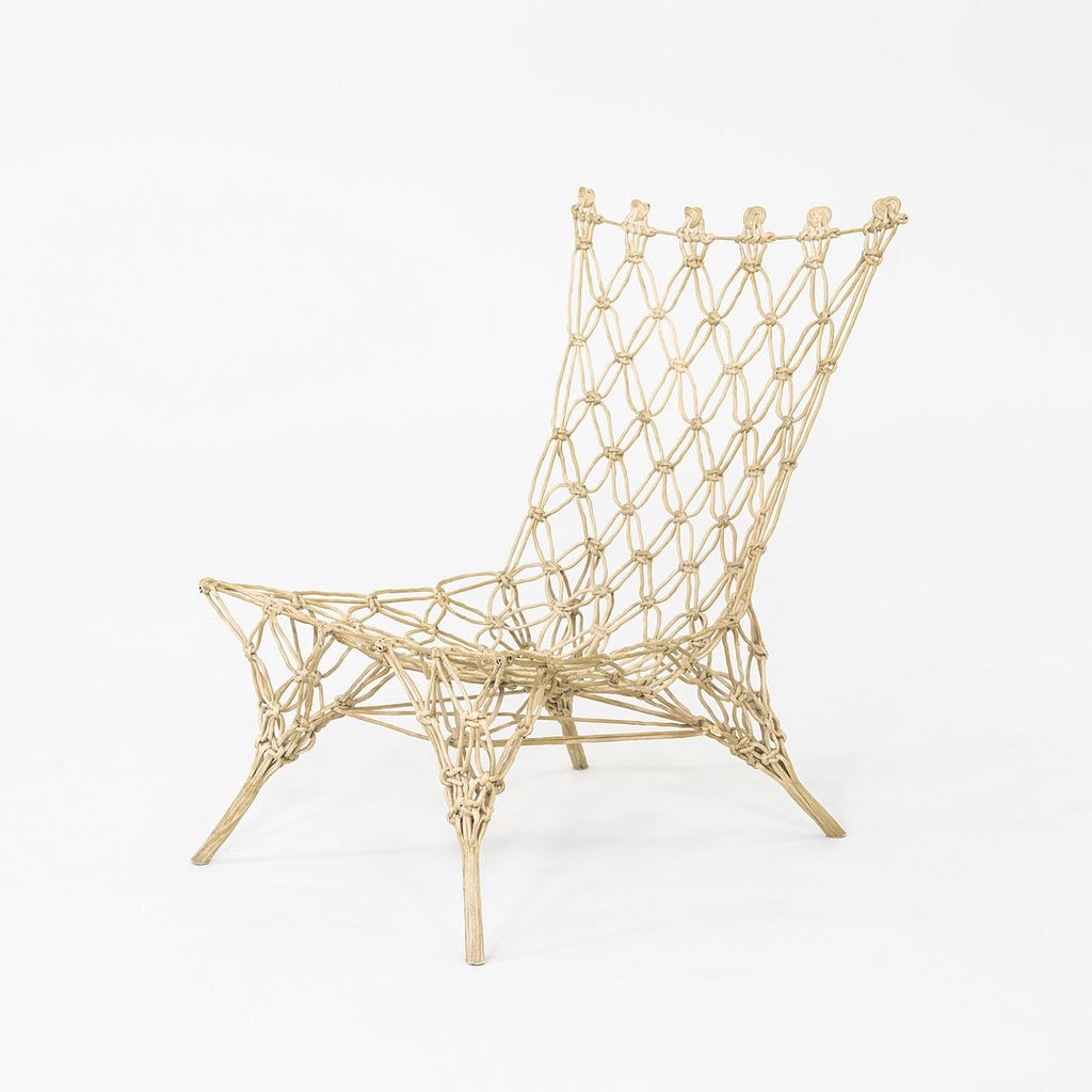 1990s Knotted Chair By Marcel Wanders / Droog for Cappellini in Green Rope