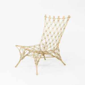 1990s Knotted Chair By Marcel Wanders / Droog for Cappellini in Green Rope
