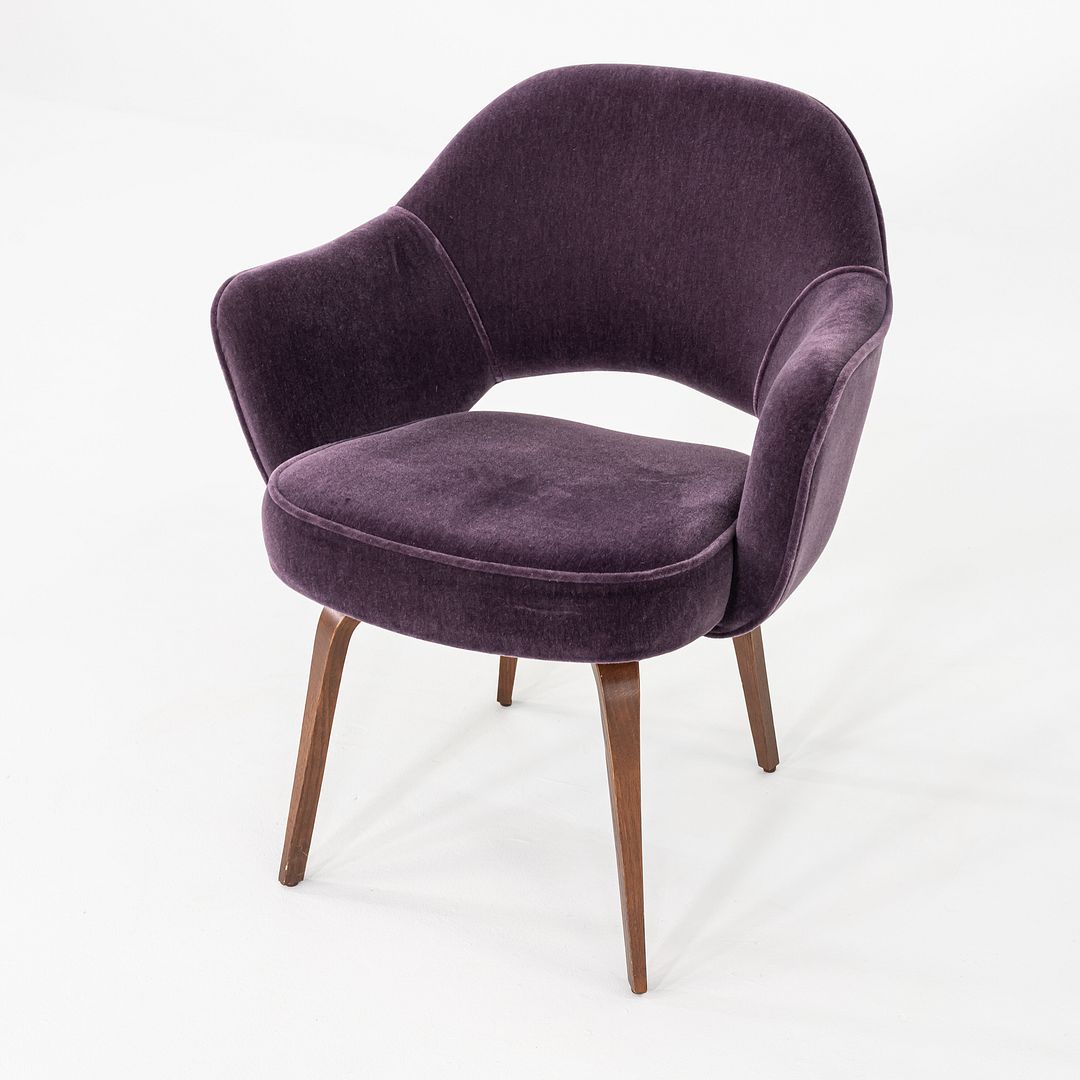 2018 Eero Saarinen for Knoll Executive Dining Arm Chairs in Purple 12+ Available