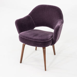 2018 Eero Saarinen for Knoll Executive Dining Arm Chairs in Purple 12+ Available