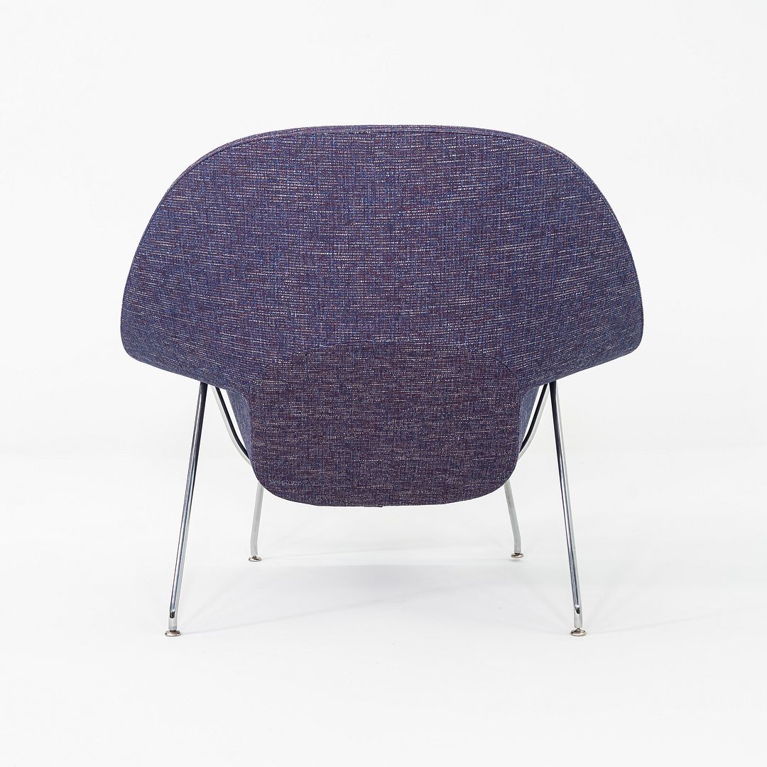 2023 Eero Saarinen for Knoll Full Size Womb Lounge Chair in Purple Upholstery