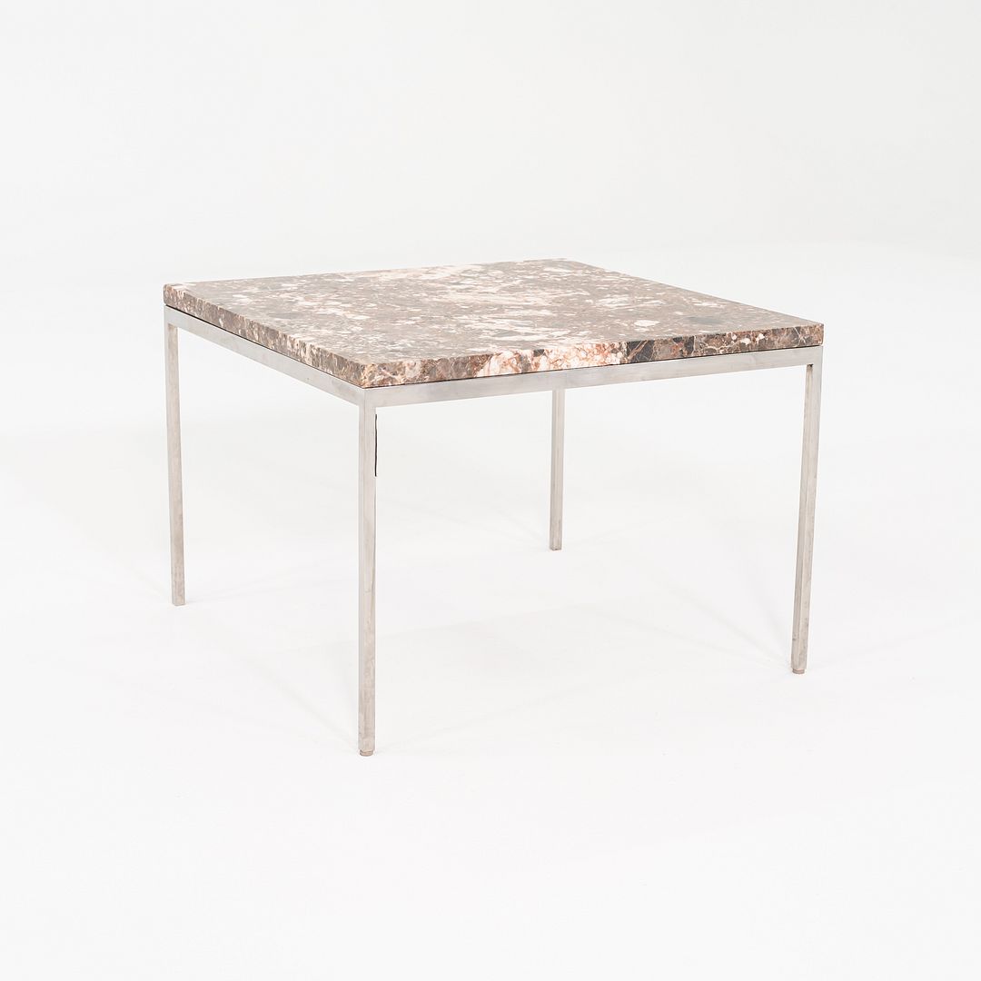 1966 Gordon Bunshaft & Davis Allen for SOM Marble & Steel Side Table Model TA-41