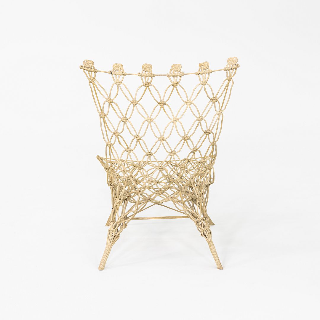 1990s Knotted Chair By Marcel Wanders / Droog for Cappellini in Green Rope