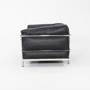 2010s Pair of Le Corbusier Jeanneret Perriand for Cassina LC3 Club Lounge Chair