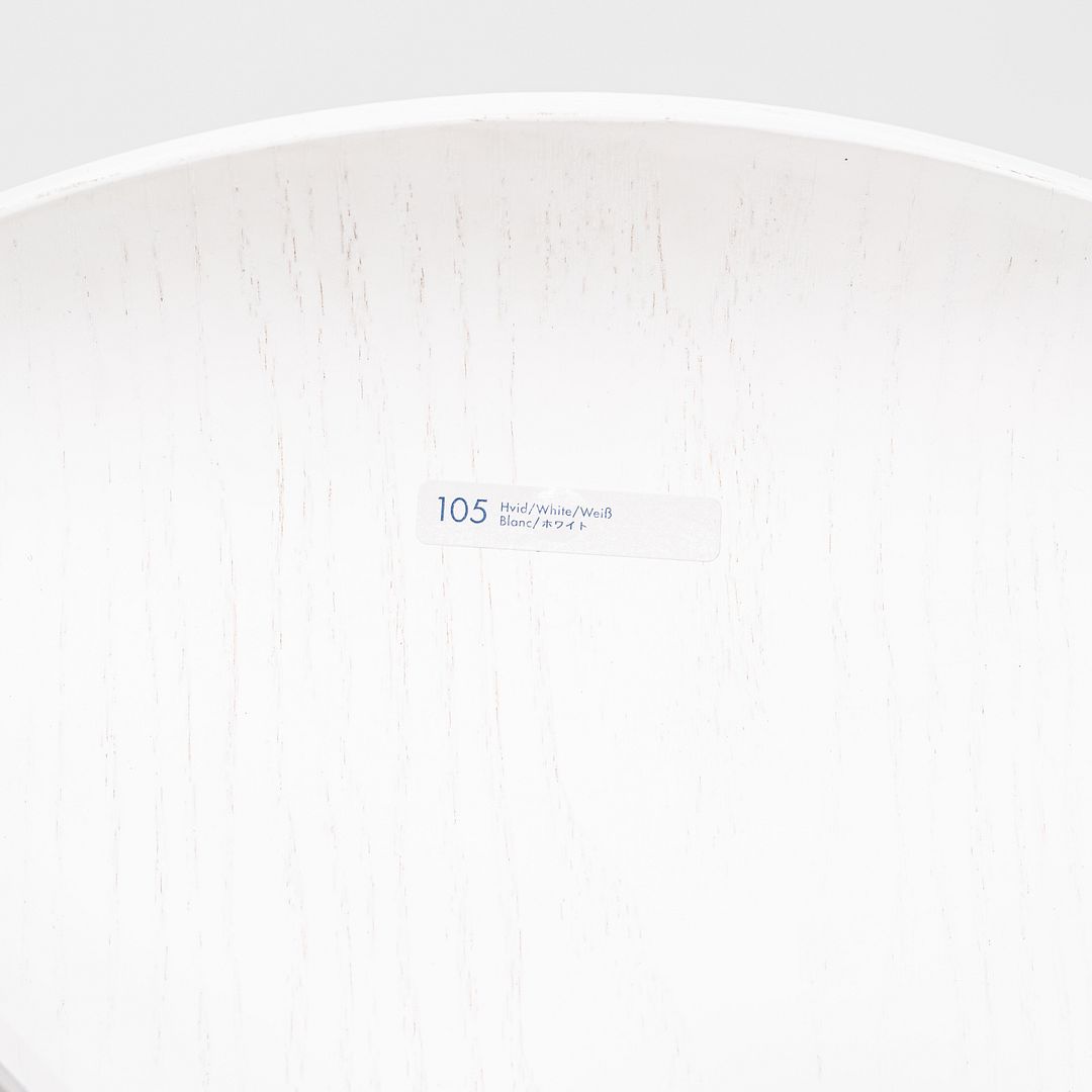 2020s Arne Jacobsen for Fritz Hansen Series 7 Chair Painted Ash w/ Chrome Base