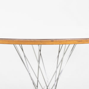 1970s Isamu Noguchi for Knoll 48" Cyclone Dining Table with White Laminate Top