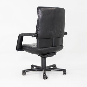 1991 Mario Bellini and Dieter Thiel for Vitra Figura Office Chair Black Leather