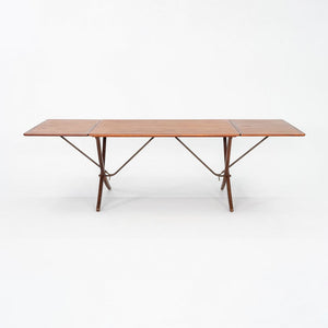 1960s Hans Wegner for Andreas Tuck AT-304 Teak Dining Table w/ Drop-Leaf Ext