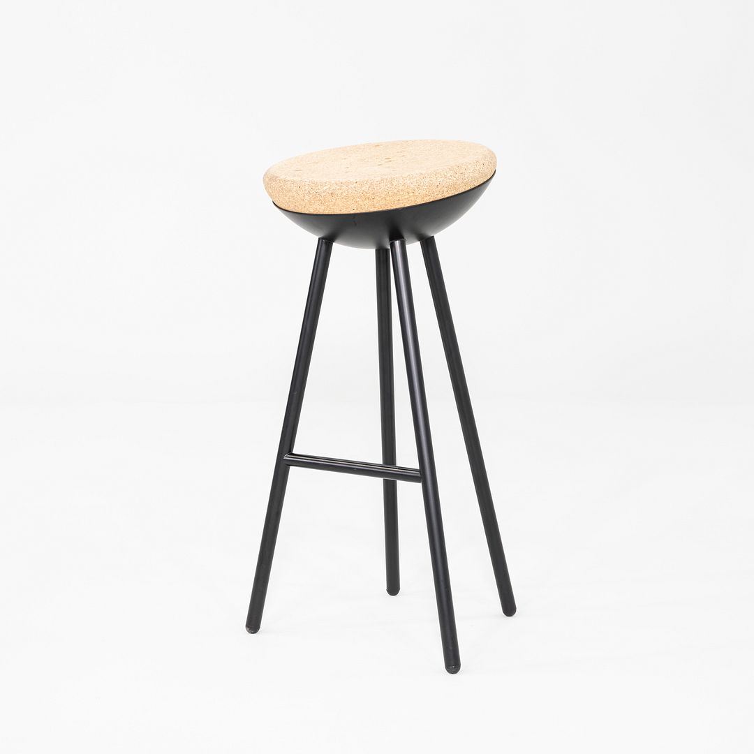 2010s Note Design Studio for Mitab Boet Bar Stool in Metal w/ Cork Seat 5x Avail