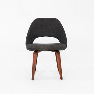 1960s Eero Saarinen for Knoll Armless Executive Dining Chair with Wooden Legs