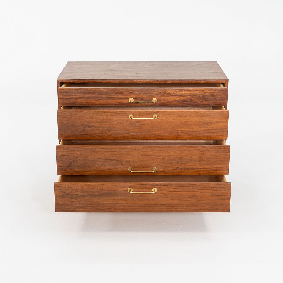 36 inch dresser 1970s Jens Risom Design 36 inch Cabinet / Dresser in Walnut w/ Bronze – D ROSE MOD