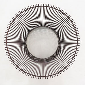 2010s Warren Platner for Knoll Coffee Table with Bronze Base and 36" Marble Top