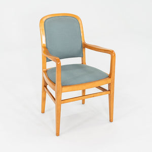 1970s Set of 12 Jack Lenor Larsen Furniture Dining Arm Chairs in Maple