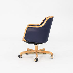 1986 Ward Bennett for Brickel Associates Executive Office Chair in Oak 6x Avail
