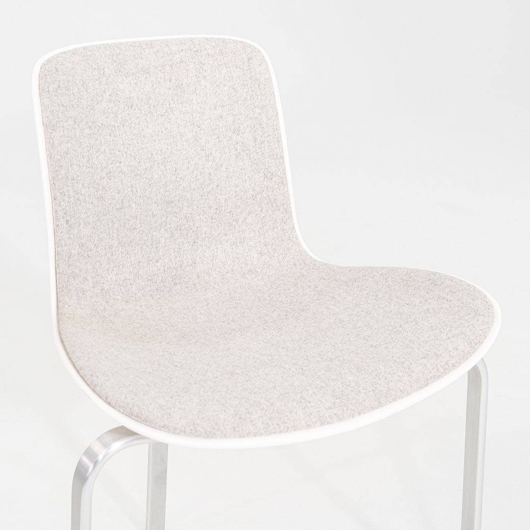 2008 Poul Kjaerholm for Fritz Hansen PK8 Dining Chair White Divina Melange 120