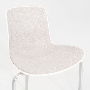 2008 Poul Kjaerholm for Fritz Hansen PK8 Dining Chair White Divina Melange 120