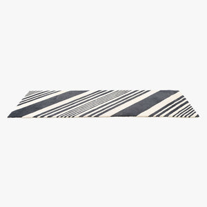 2010s Sue Timney for The Rug Company Bias Cut Rug of Tibetan Wool 96x30 inches