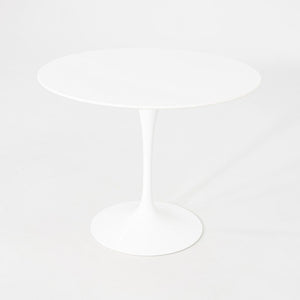 2019 Eero Saarinen for Knoll Tulip Dining Table with White Laminate 36" Top