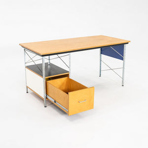 2000s Charles and Ray Eames for Herman Miller EDU Multicolor Desk w/ File Drawer
