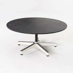 1955 Eames Herman Miller Contract Base Occasional Table w/ Black Honed Stone Top