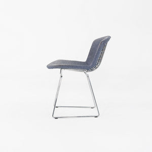 2011 Pair of Harry Bertoia for Knoll Wire Dining Side Chairs with Full Pads