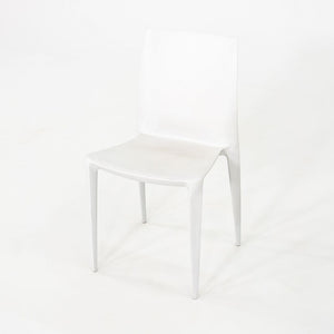 2010s Set of Six Mario Bellini for Heller Dining Chairs in White Polypropylene