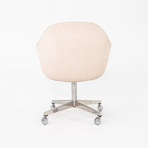 1960s Eero Saarinen for Knoll Full-Back Executive Arm Chair in White, Model 68
