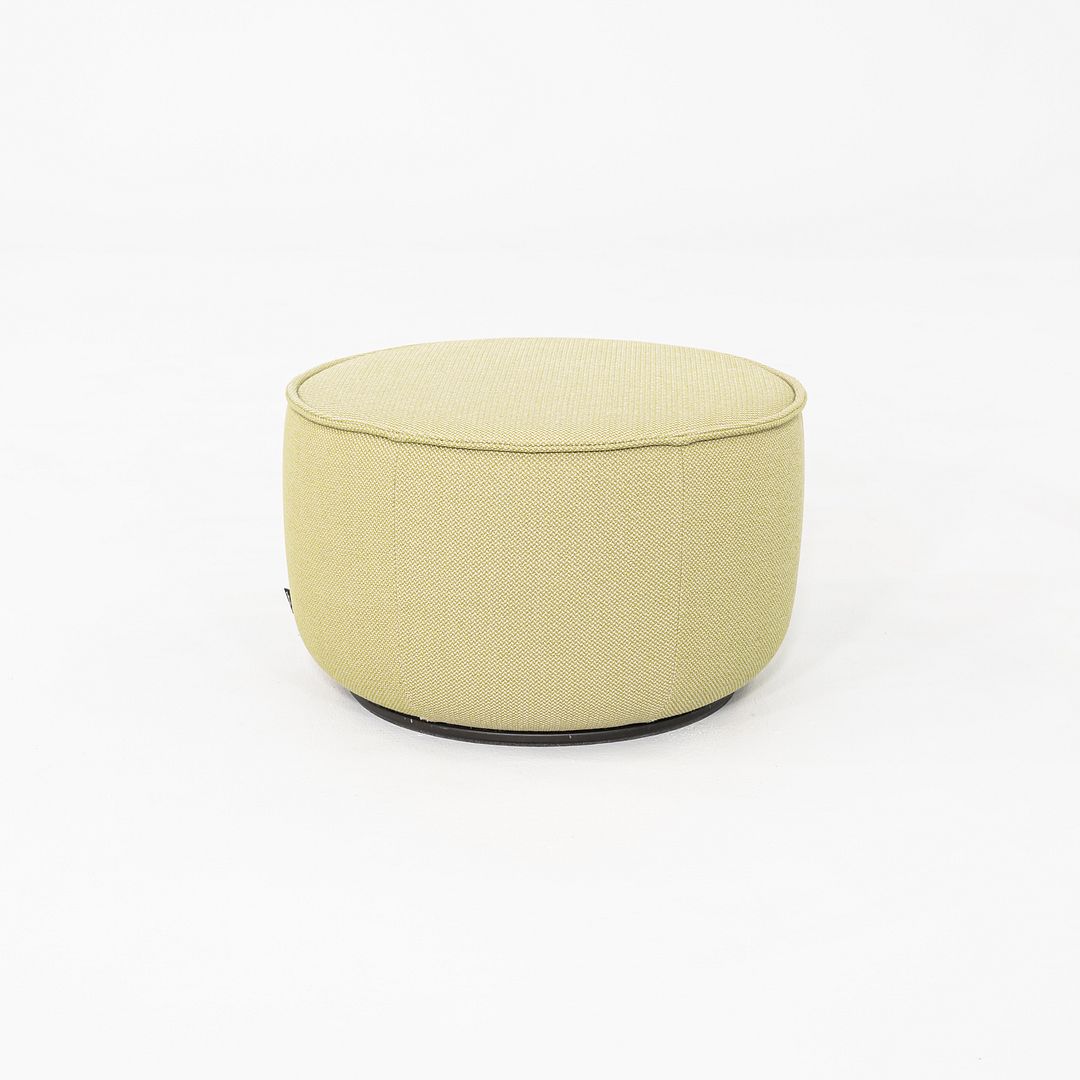 2017 Barber Osgerby Vitra Mariposa Pouf / Ottoman Medium Green Fabric 3x Avail