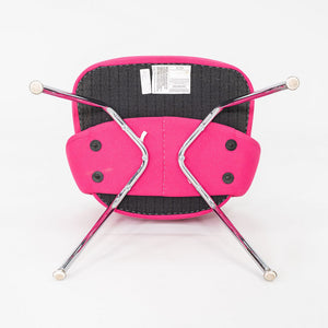 2015 Eero Saarinen for Knoll Armless Executive Dining Chair Pink Fabric 3x Avail