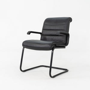 2005 Richard Sapper for Knoll Executive Side Chairs in Black Leather 17x Available