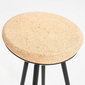2010s Note Design Studio for Mitab Boet Bar Stool in Metal w/ Cork Seat 5x Avail