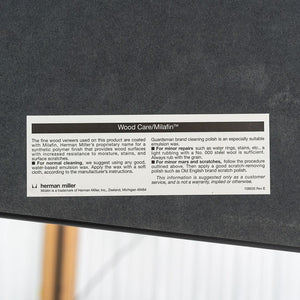 2008 Herman Miller Eames Segmented Dining Table / Conference Table 36x72 in Dark Oak 10x Available