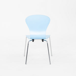 2010s Ross Lovegrove for Knoll Sprite Stacking Dining Chair Blue 11x Available
