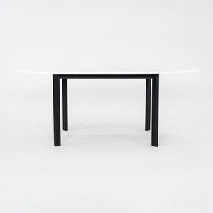 1990 Knoll Joseph D'Urso Racetrack Dining / Work Table in Steel with Marble Top