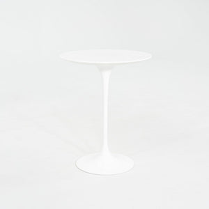 C. 2022 Eero Saarinen for Knoll Tulip Side Table in Lasa Classico Marble 16" Top