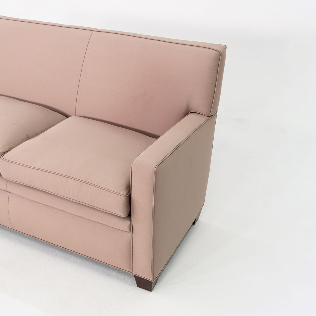 2004 Patrick Naggar for Arc International Three-Seat Twist Sofa in Griege Fabric