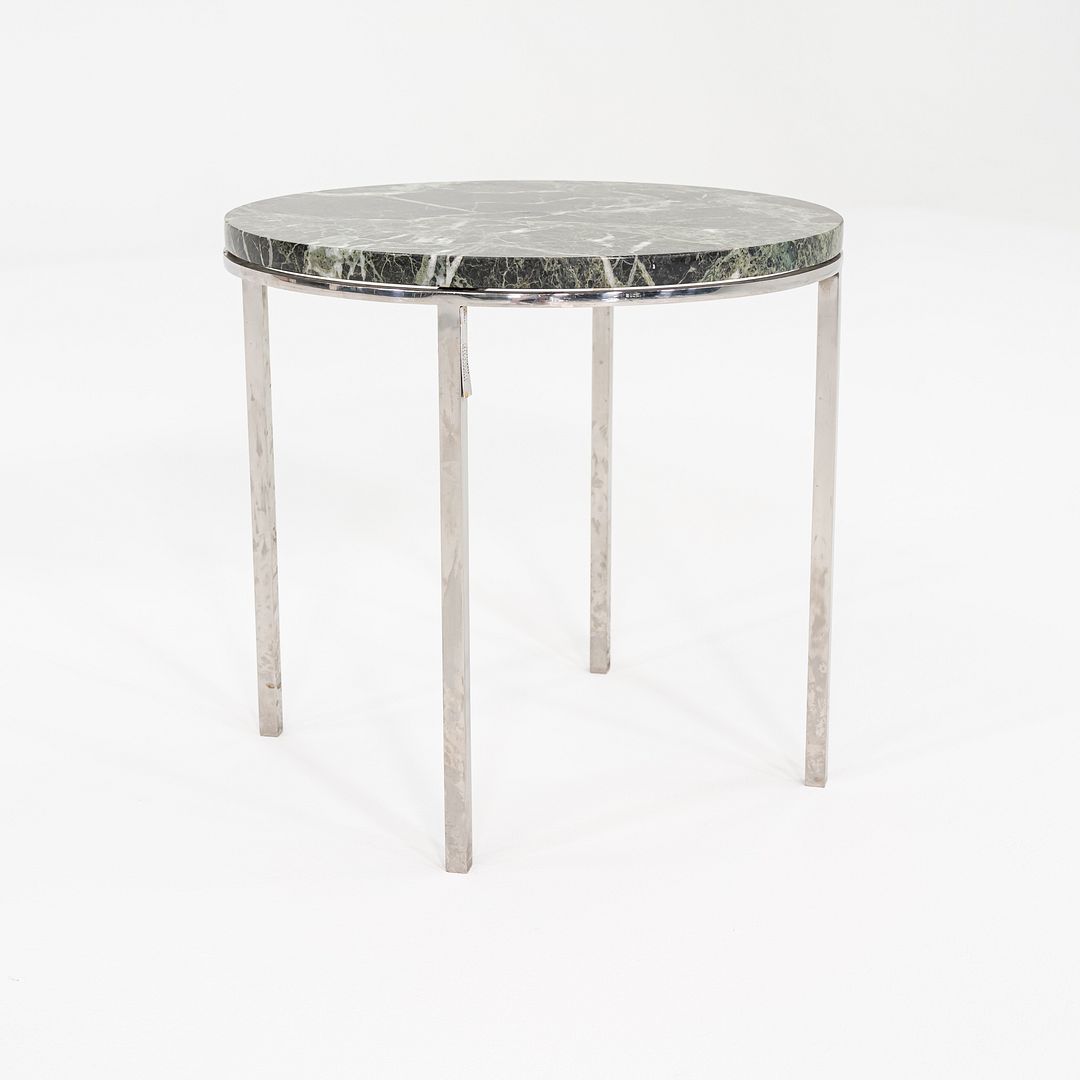 1966 Gordon Bunshaft & Davis Allen for SOM Marble & Steel Side Table Model TA-39