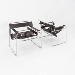 1960s Marcel Breuer for Gavina / Knoll Wassily B3 Lounge Chair in Brown 2x Avail