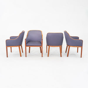 1988 Ward Bennett for Brickel Associates Dining Arm Chair w/ Fabric 4x Available
