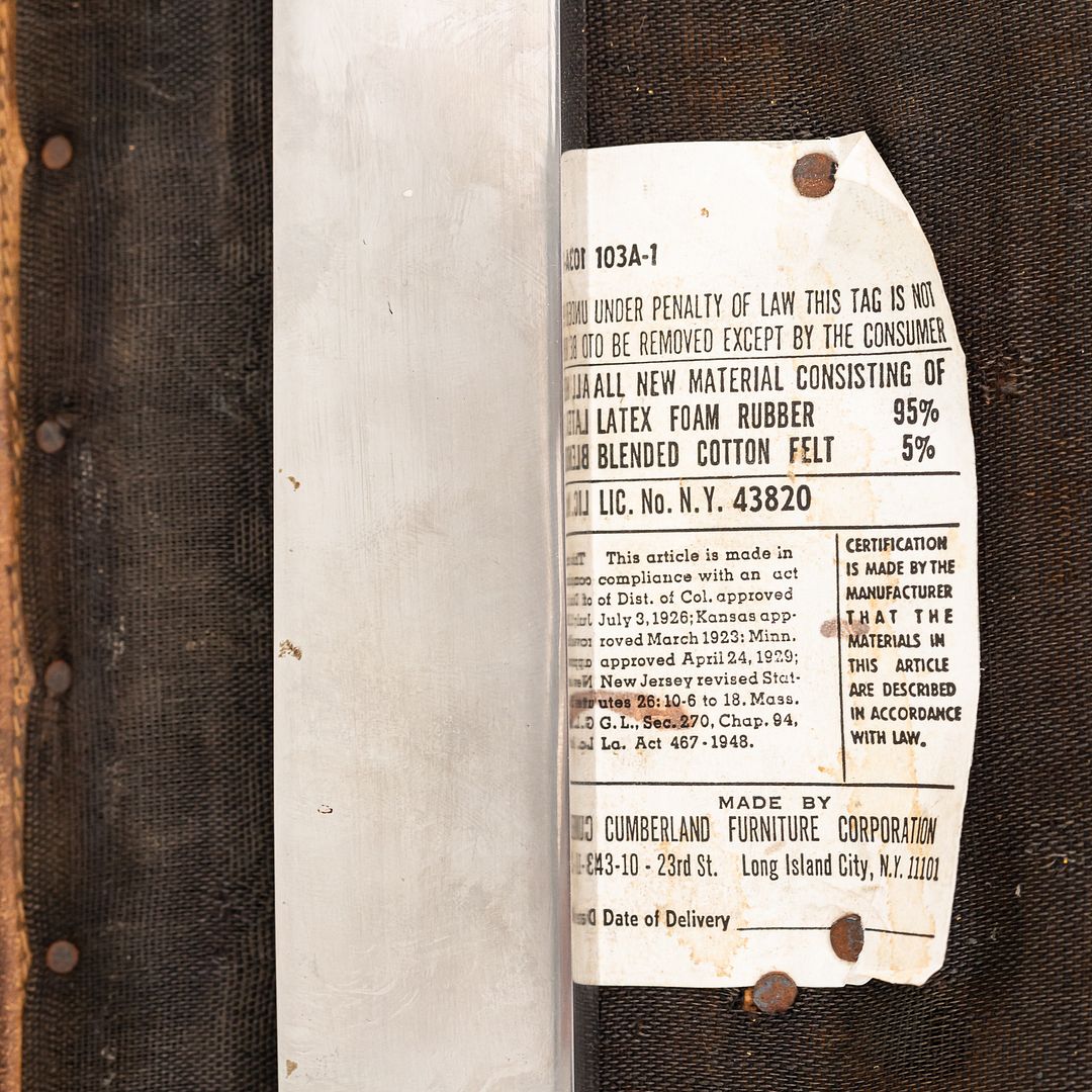 1980s Four Seasons Barstool by Cumberland Furniture in Stainless and Leather