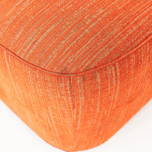 2020s Pair of Paola Navone for Casamilano Armless Lounge Chairs in Orange Fabric