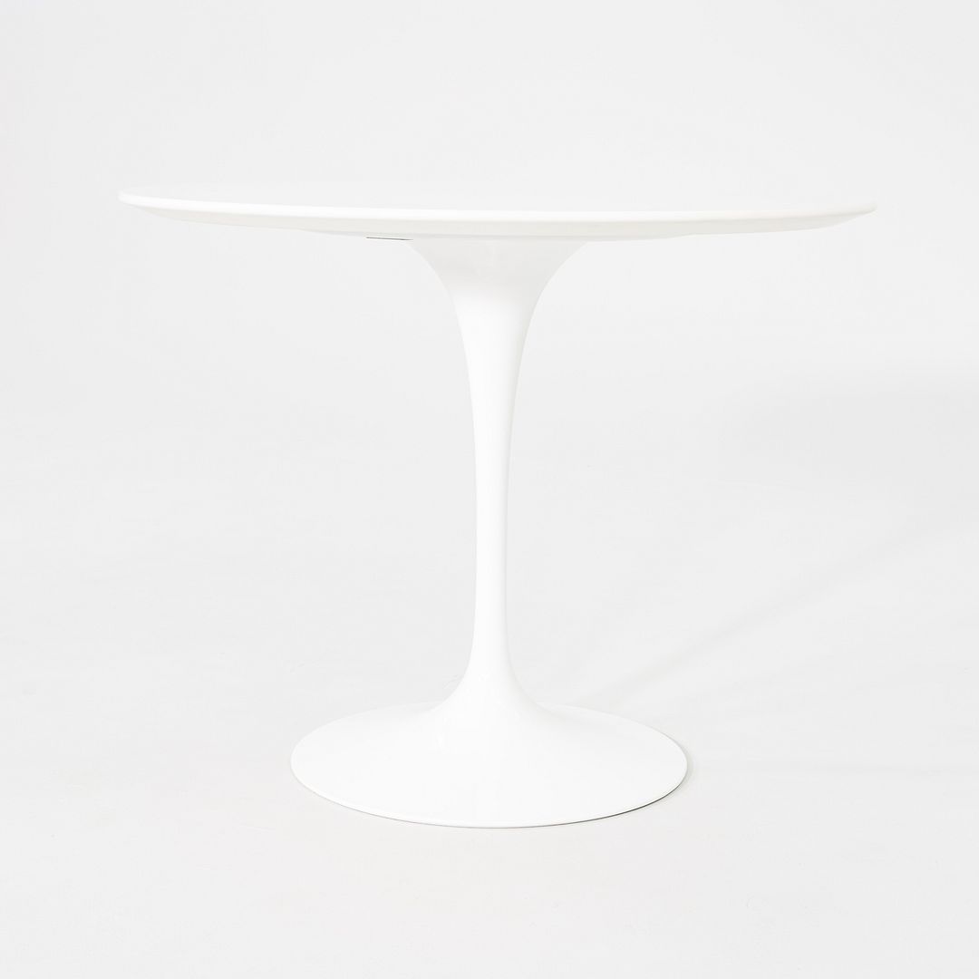 2019 Eero Saarinen for Knoll Tulip Dining Table with White Laminate 36" Top