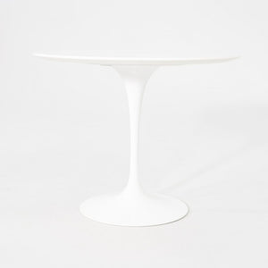 2019 Eero Saarinen for Knoll Tulip Dining Table with White Laminate 36" Top