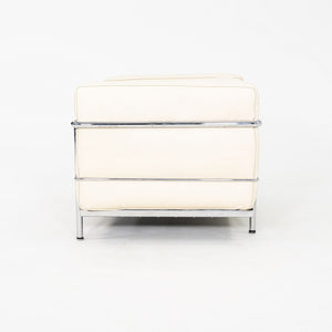 2000s Le Corbusier Jeanneret Perriand for Cassina LC3 Club Lounge Chair in Ivory