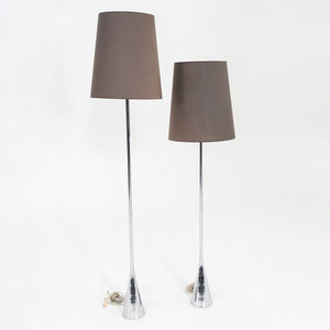 1990s Pair of Modernist Floor Lamps by Pascal Mourgue for Ligne Roset, France