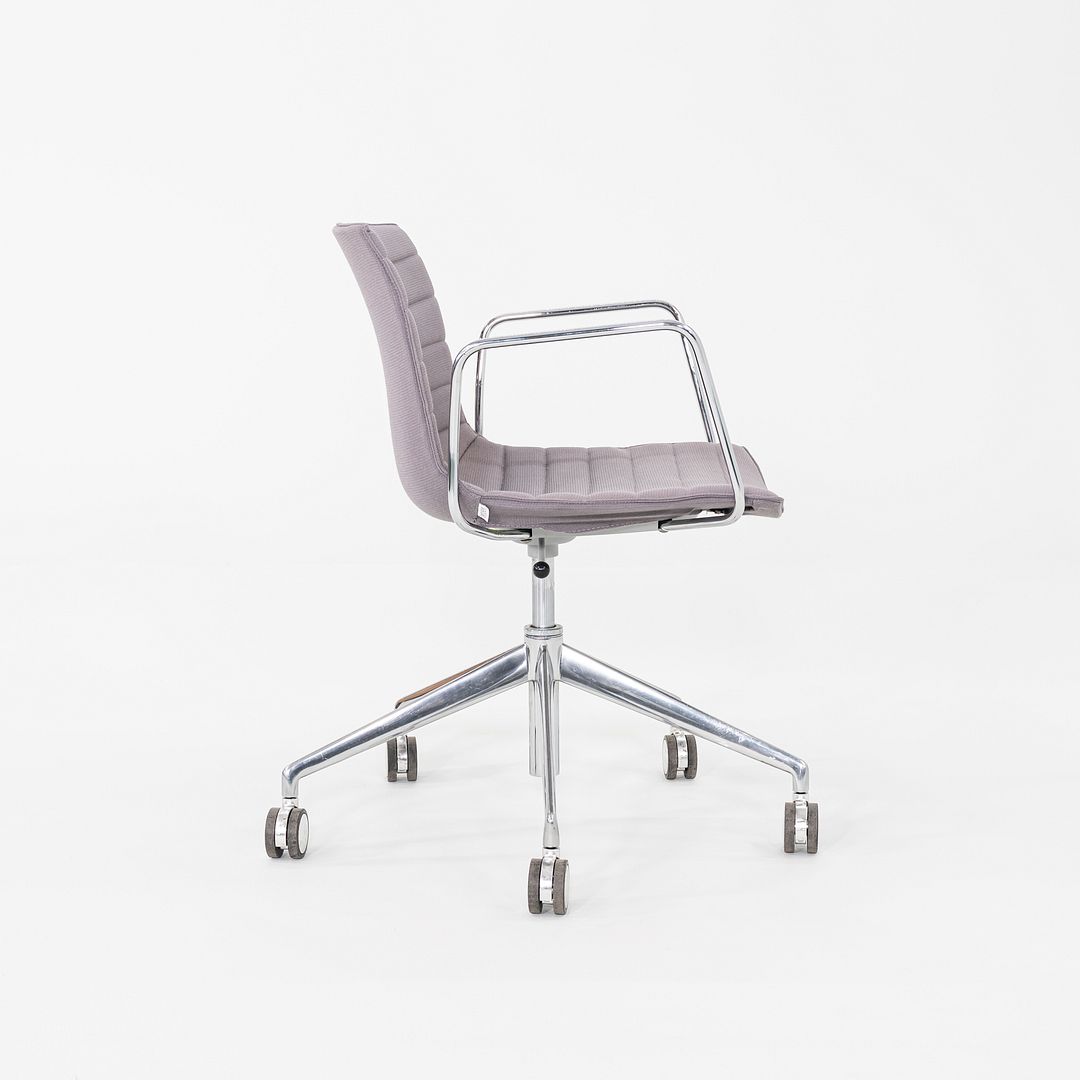 C. 2020 Lievore Altherr Molina for Arper Catifa Desk Chairs with Arms in Purple